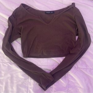 Long Sleeve Crop Top